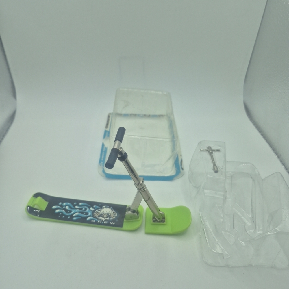 CREW Snow Scooter Finger Board With Tool  -RARE